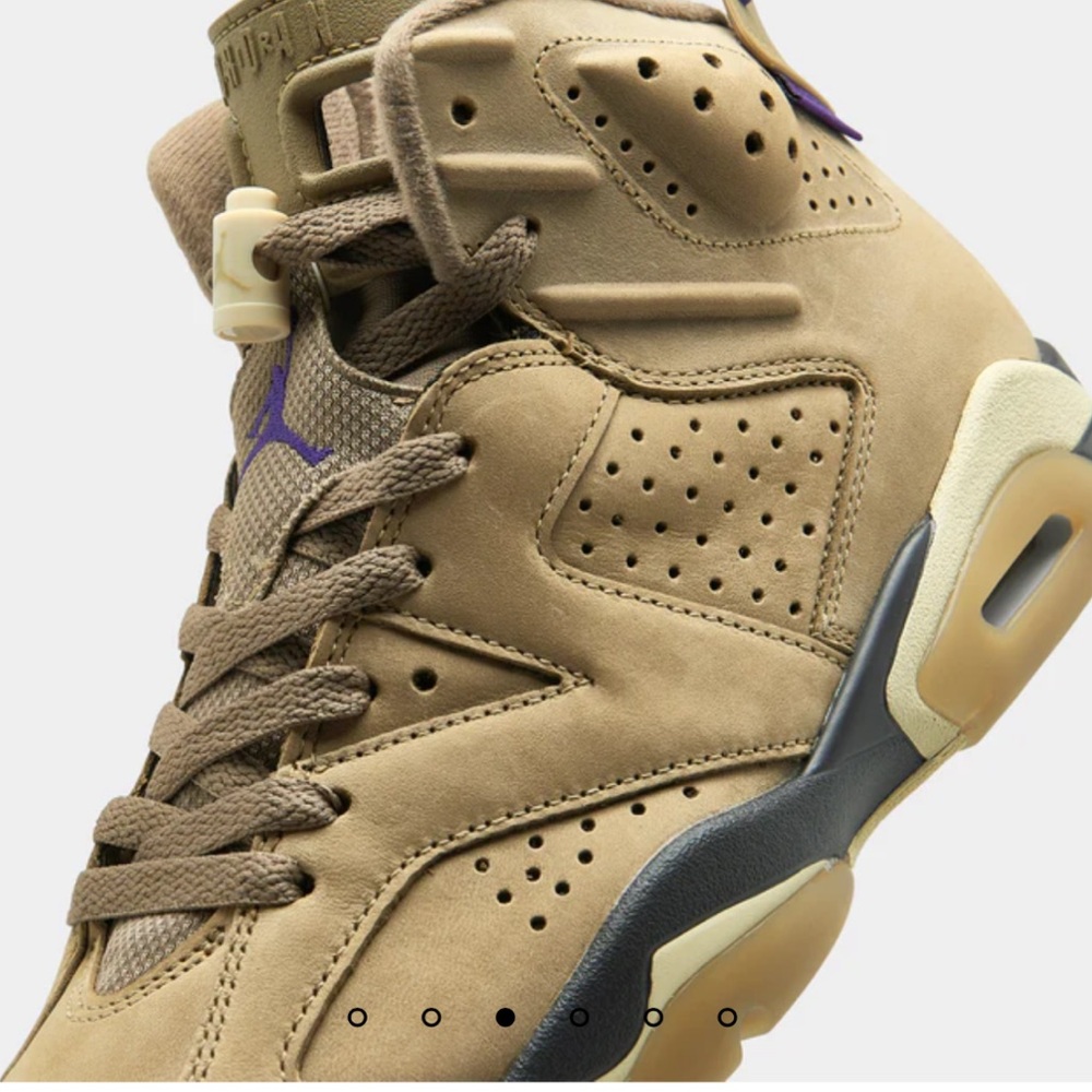 NEW IN BOX JORDAN WOMEN'S 6 RETRO GTX BROWN KELP / TEAM GOLD - SHADOW BROWN - Picture 6 of 16